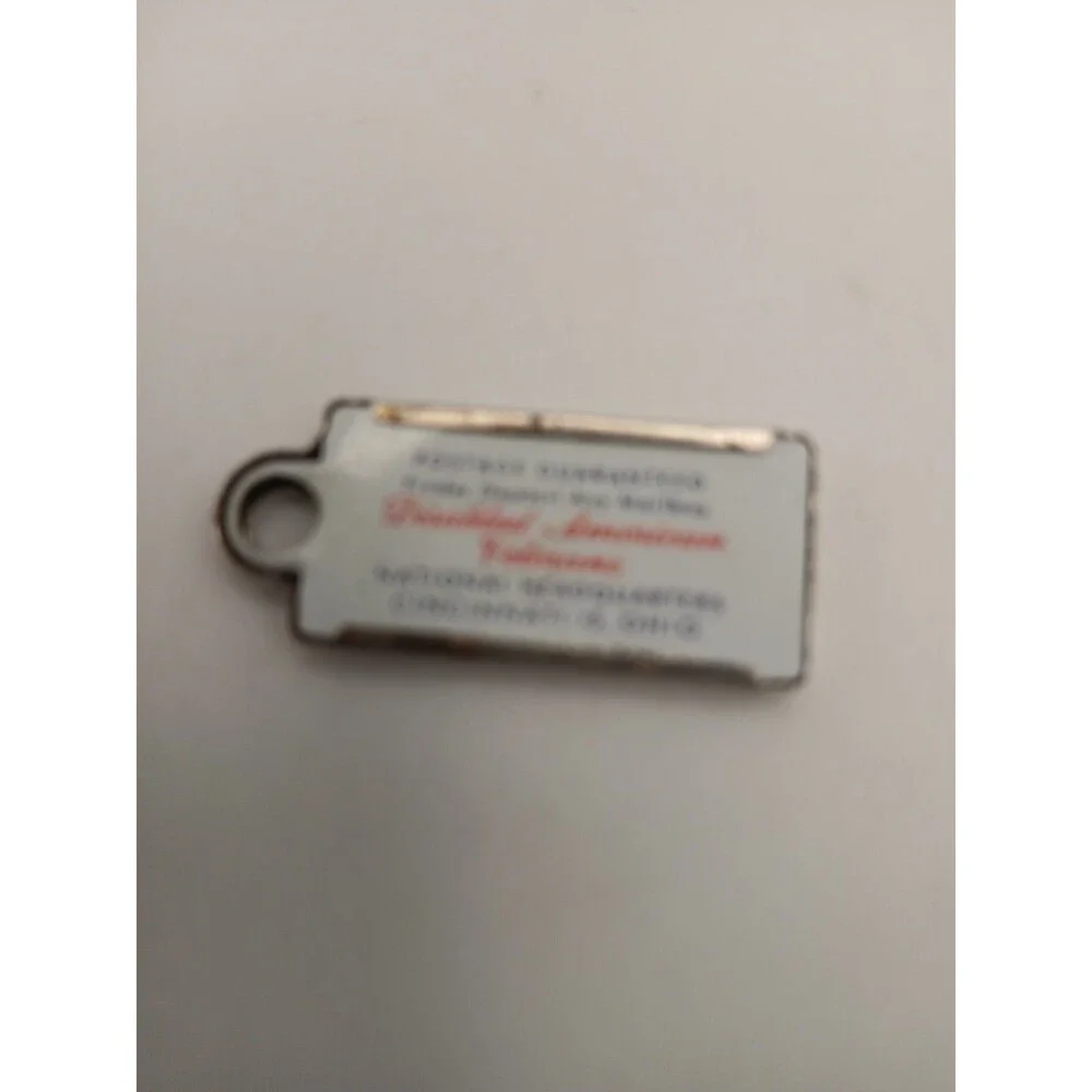 1956 California DAV Tag Keychain License Plate REG 653 Disabled American Veteran